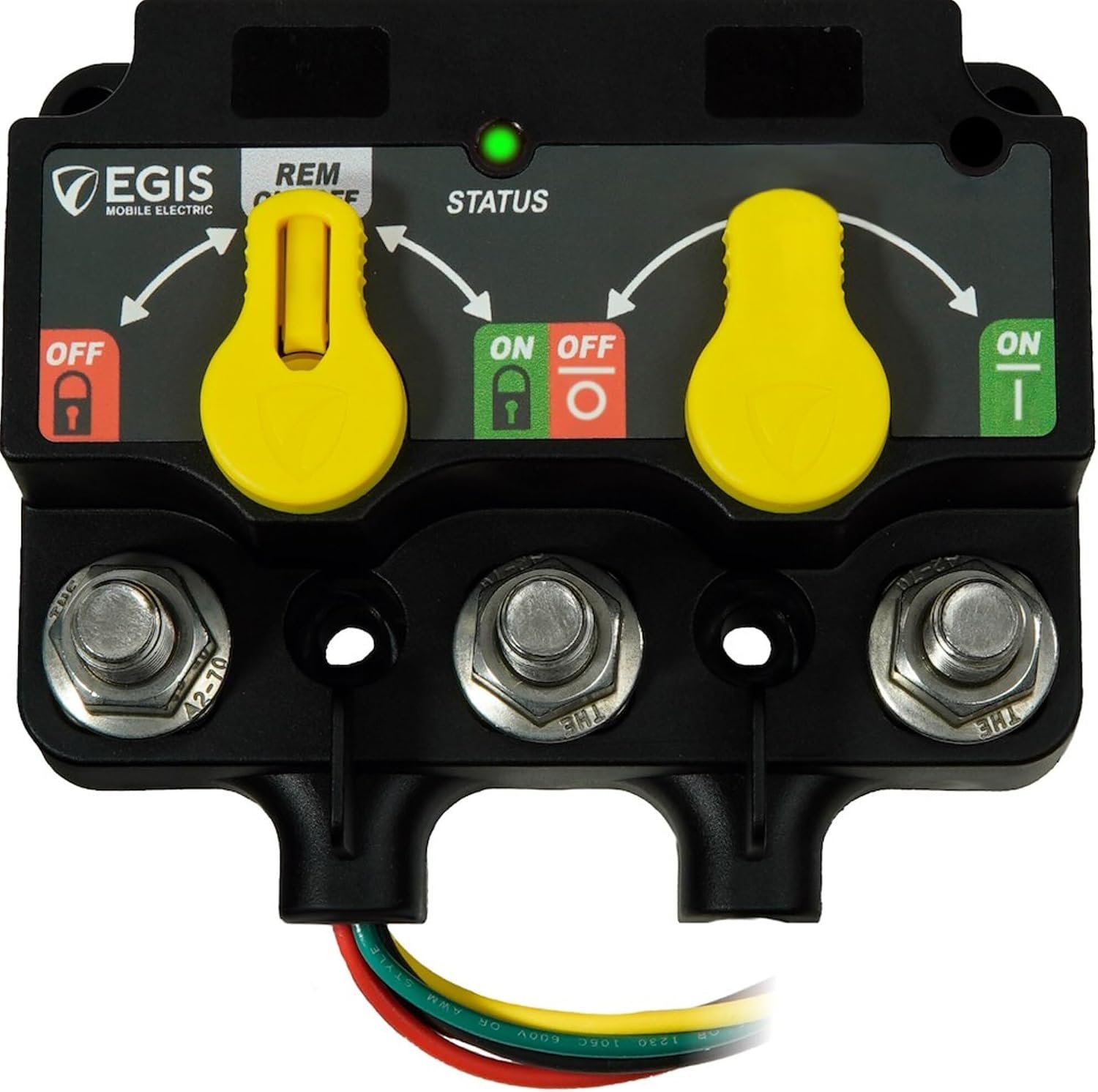 EGIS Mobile 87201390 Dual XD Flex 2 Battery Management System – ACR, Mechanical Switch and Dual-Battery Power Control Module