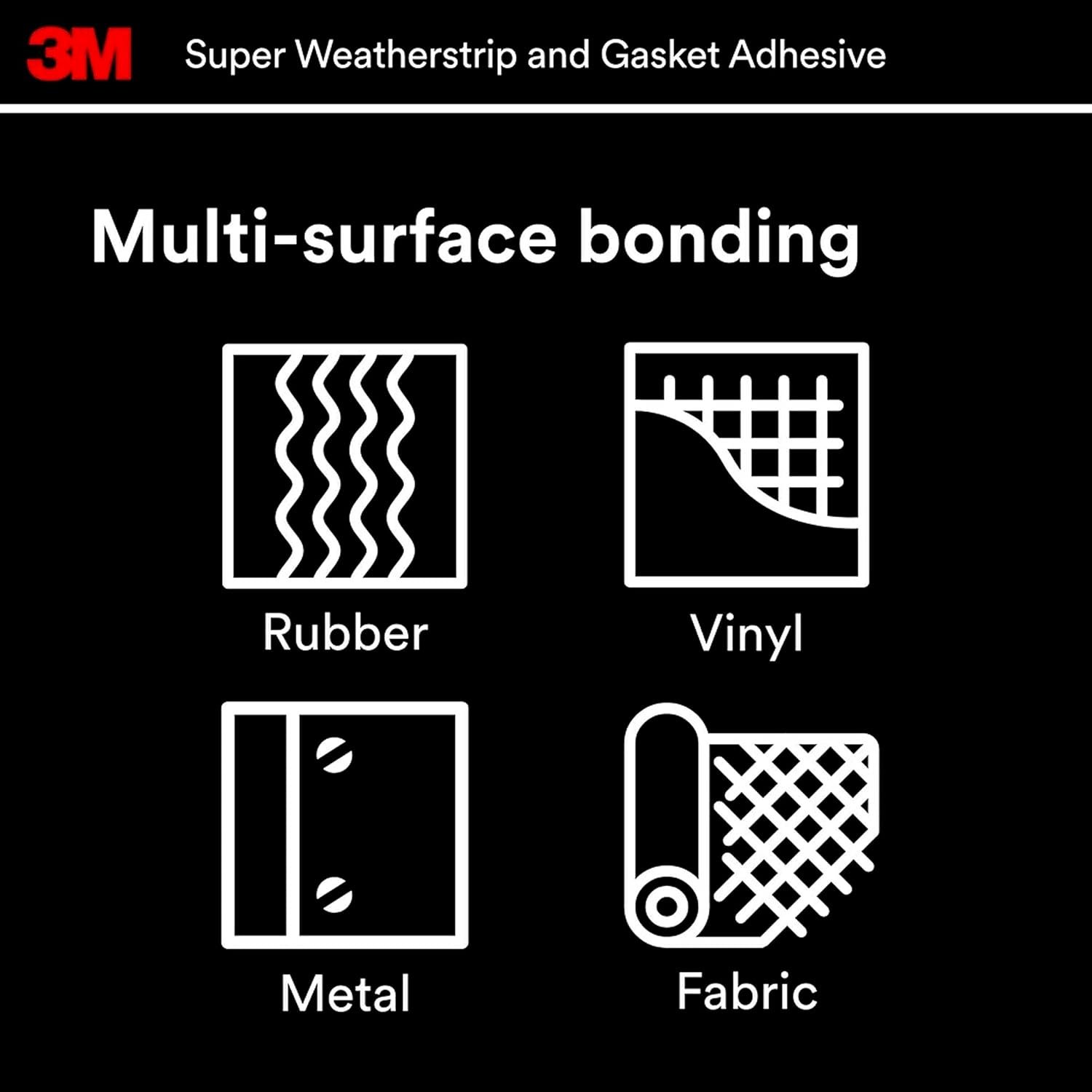 3M 8001 Super Weatherstrip Adhesive Black – 5 fl oz Professional Adhesive for Rubber Seals & Automotive Gaskets - Image 8