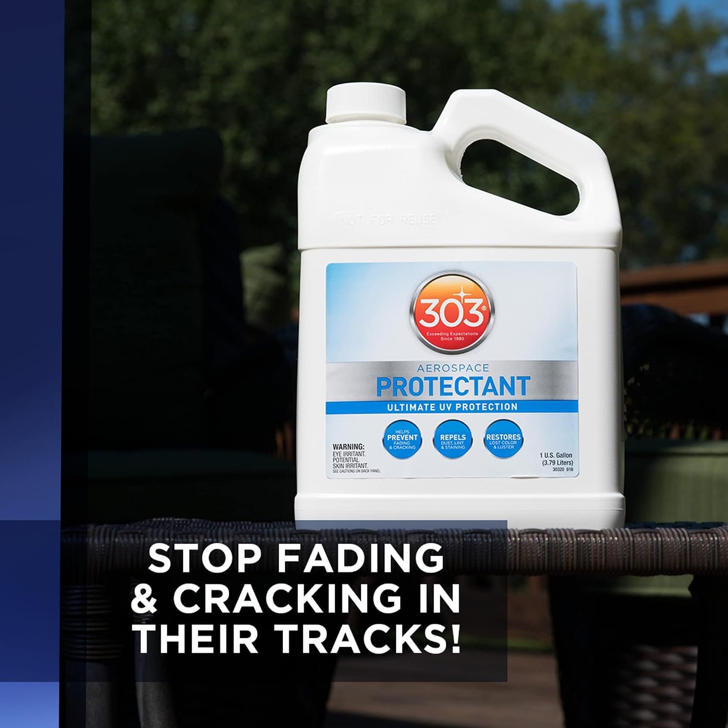 303 Products 30320 Universal Aerospace Protectant – 128 oz UV Protectant for Vinyl, Rubber, Plastic and Marine Surfaces - Image 4