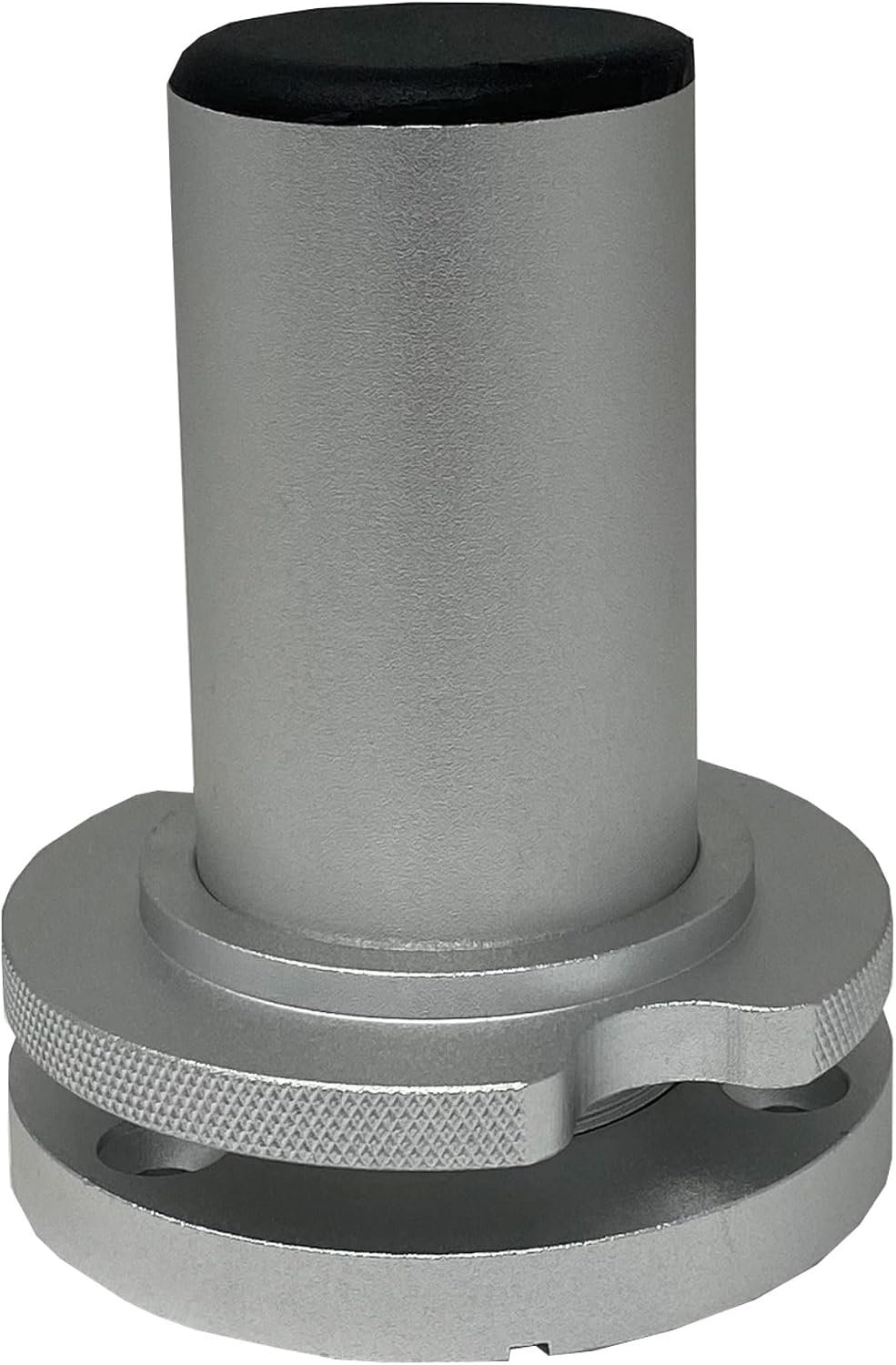 TACO Marine T10-4000-11 ShadeFin Mini Semi-Flush Mount – 6061 Aluminum Construction, Powder-Coated Misty Silver Finish with Backing Plate