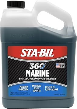 303 Products 22250 Marine STA-BIL Fuel Treatment – 128 oz Marine Fuel Stabilizer for Ethanol and Corrosion Protection