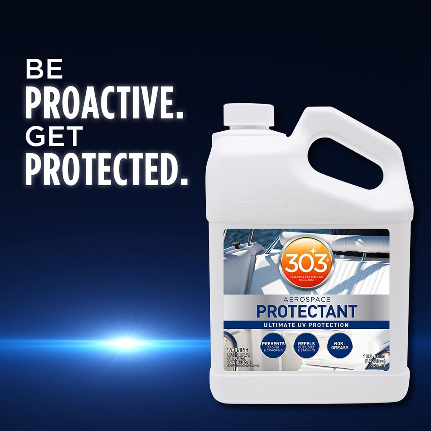 303 Products 30370 Marine Aerospace Protectant – 128 oz UV Protectant for Vinyl, Fiberglass and Boat Surfaces - Image 5