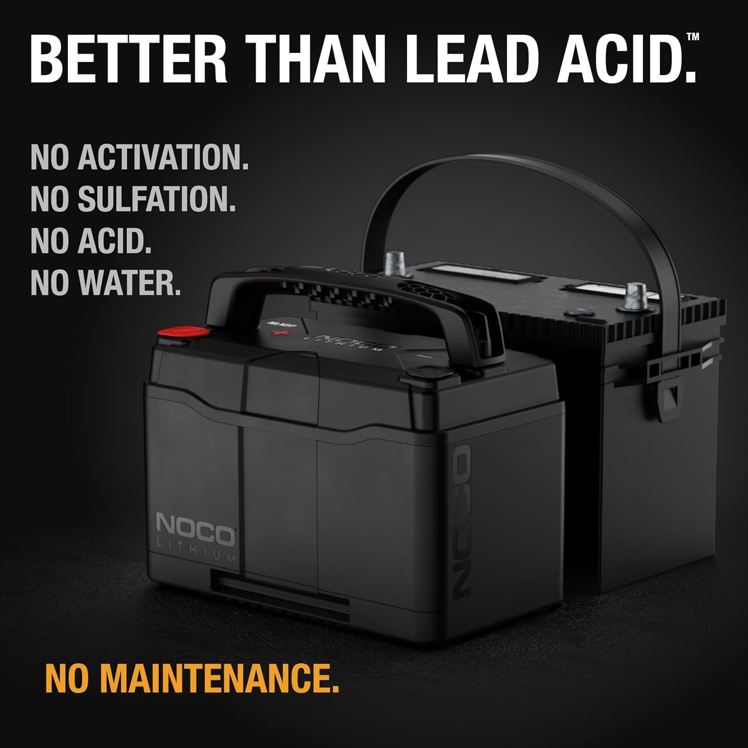 NOCO NLX27 Group 27 Lithium Battery – 12V 100Ah LiFePO4 Deep Cycle Battery with Bluetooth Monitoring and BMS - Image 4