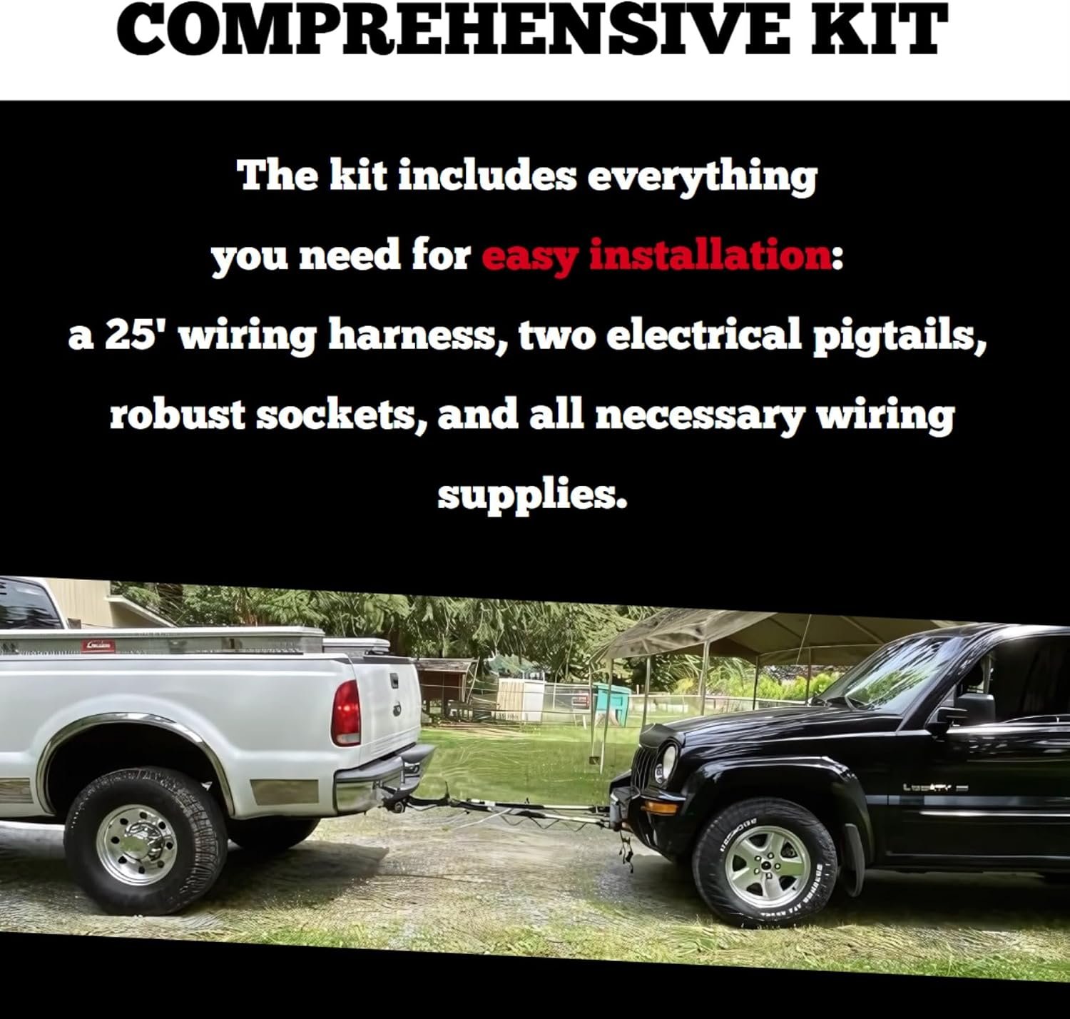 Roadmaster 152LED Taillight Wiring Kit with LED Bulbs – Independent Towed Vehicle Lighting System – LED Bulb Conversion - Image 6