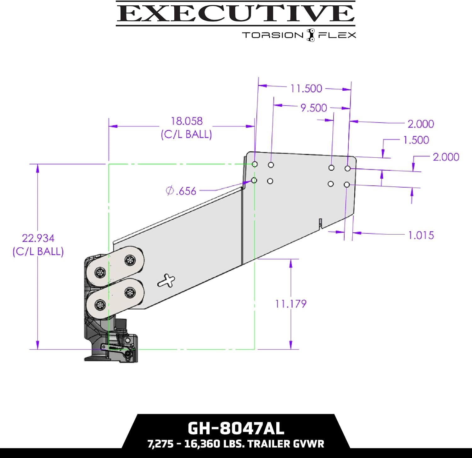 Gen-Y Executive Torsion-Flex Turning Point Gooseneck Hitch – Auto Latch Coupler with Integrated Torsion Suspension - Image 5