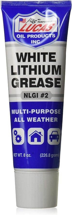 Lucas Oil 10533 White Lithium Grease – Multi-Purpose Lubricating Grease Aerosol for Metal Components and Hardware