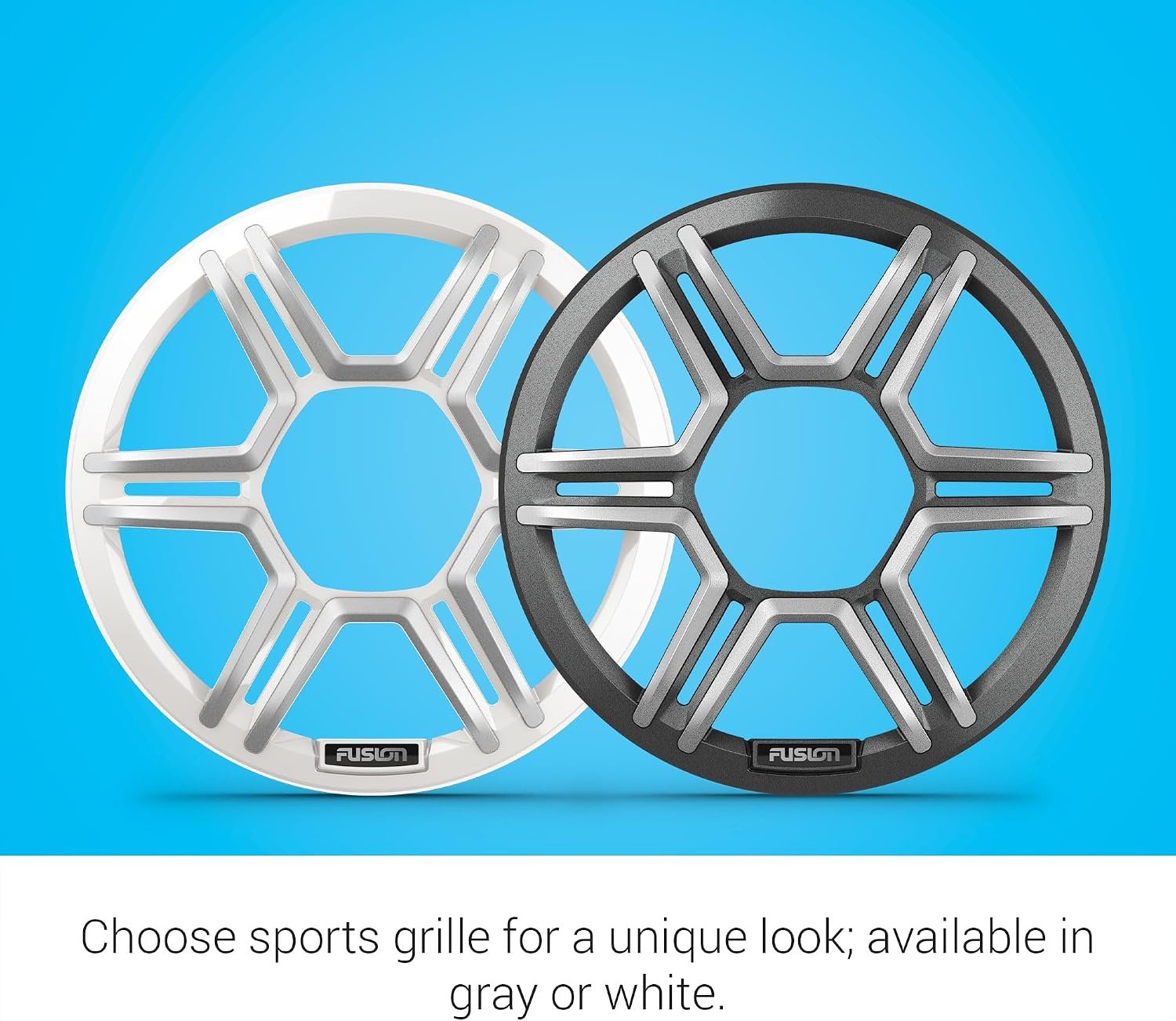 Fusion Apollo EL-F651SPG 6.5 in Marine Speaker – Sports White LED Marine Coaxial Speaker with CRGBW Lighting - Image 4