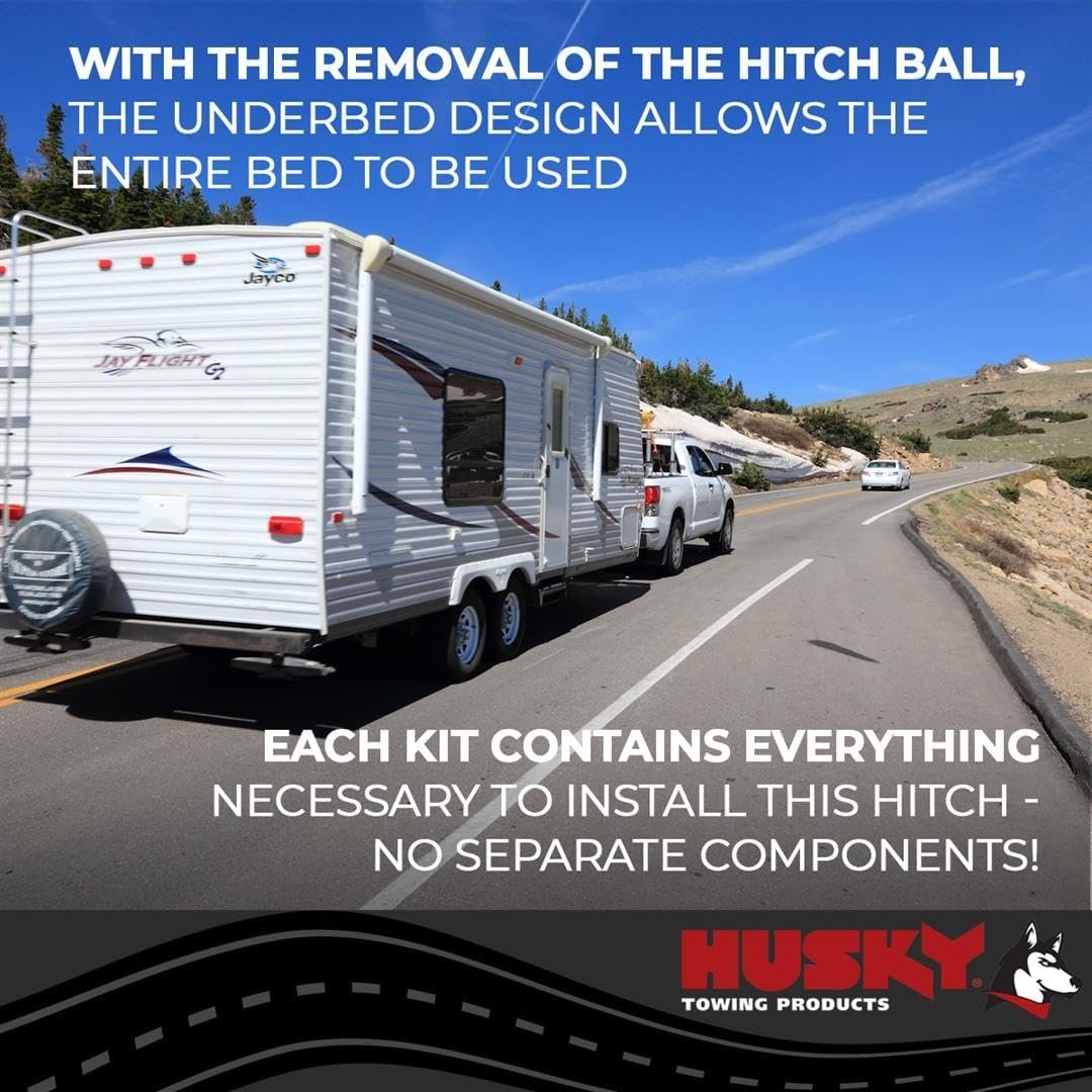 Husky Towing 35202 Gooseneck Hitch – 35,000 lb GTW, OEM-Style Underbed Design for 2020+ GM 2500/3500 Trucks - Image 5