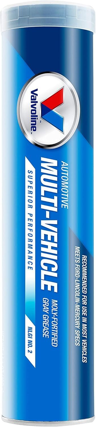 Valvoline 633 Moly-Fortified Chassis Grease – 14.1oz NLGI #2 Cartridge for Suspension and Heavy-Duty Equipment Lubrication
