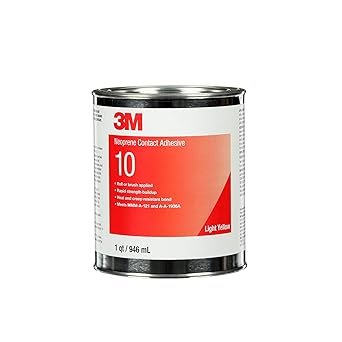 3M 20272 Neoprene Contact Adhesive – 1 Quart High-Strength Bonding Adhesive for Laminates, Rubber & Metal