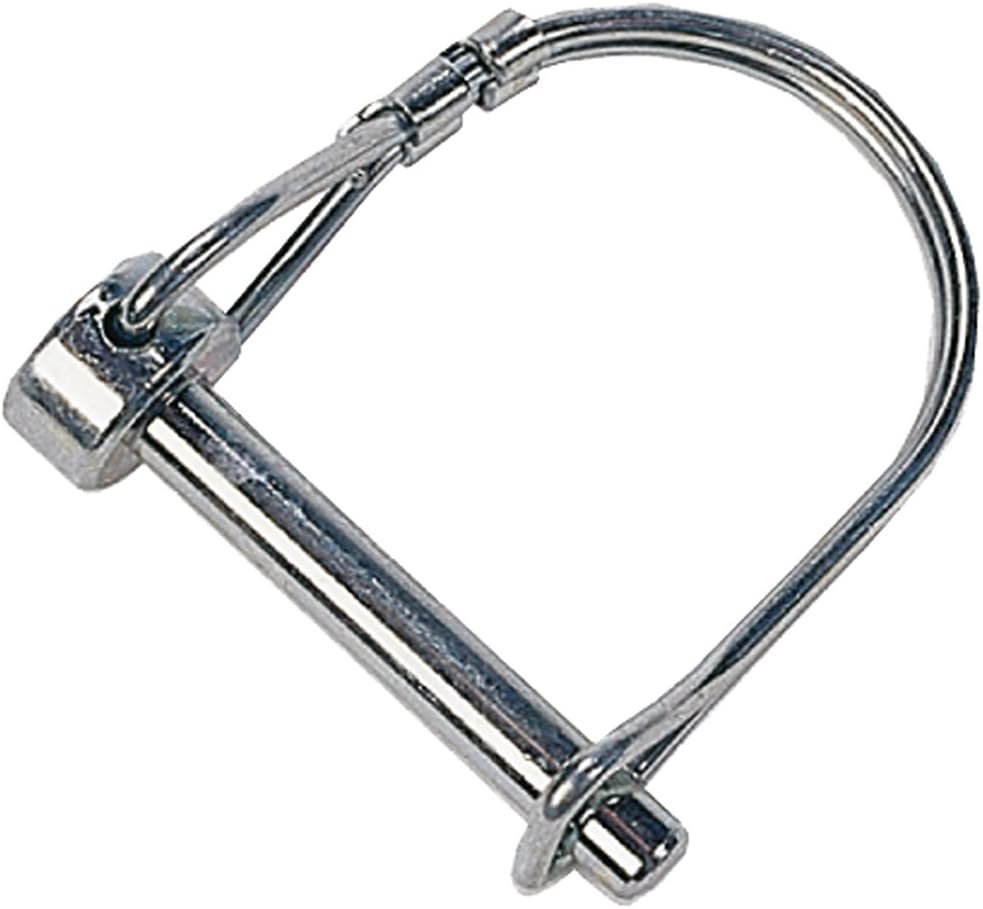 JR Products 1091 Small Coupler Lock Pin – Trailer Coupler Security Pin with Retaining Clip