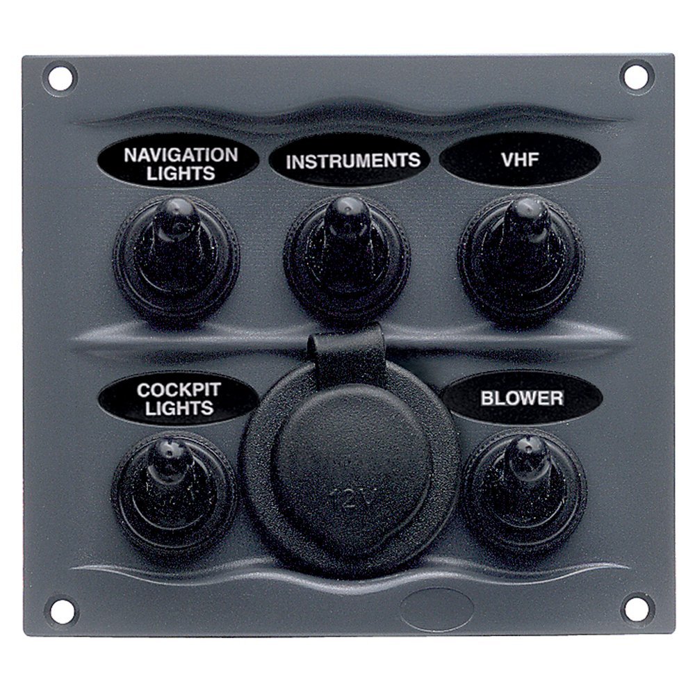 BEP 9005WPS Waterproof Switch Panel – Marine Electrical Control Panel – Weatherproof Circuit Management