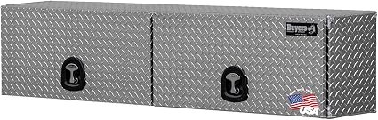 Buyers Products 1701363 Aluminum Topsider Truck Tool Box – 72 in Length, Flip-Up Doors, Diamond Tread Construction