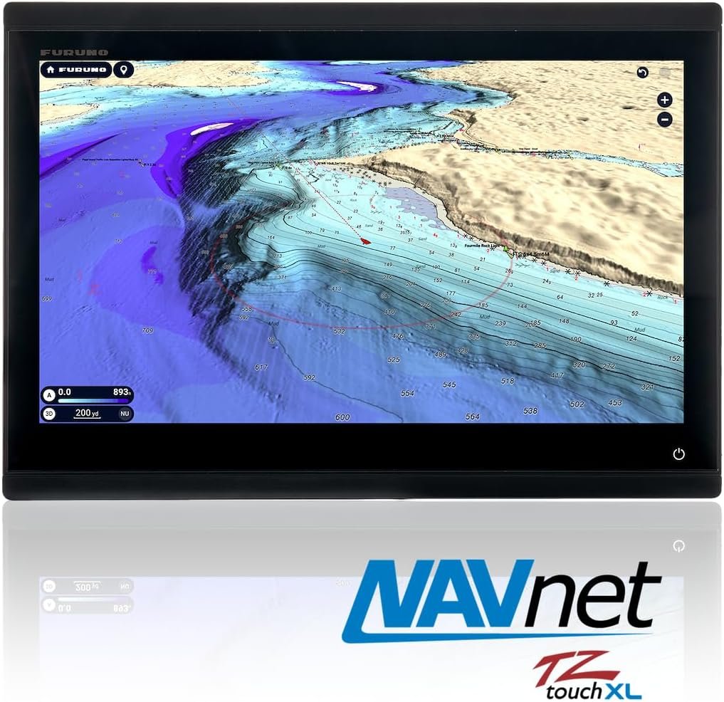 Furuno TZT16X NavNet TZtouchXL 16 in Multifunction Display – Full HD Marine Navigation Display with Touchscreen Control