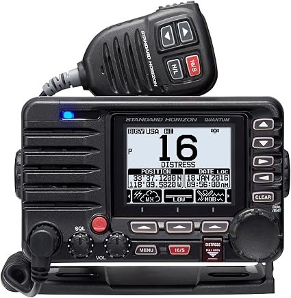 Standard Horizon GX6000 Fixed Mount VHF Radio – AIS Receiver, NMEA 2000 Networking, 25W PA Loud Hailer