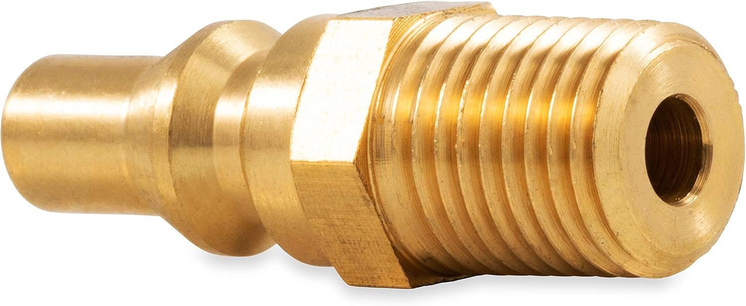 Camco 59903 LP Gas Plug – 1/4in Male NPT Full Flow Brass Plug for Propane System Ports - Image 2