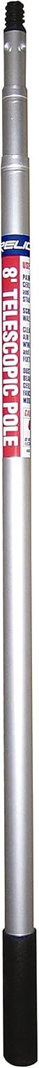 Garelick 94108 Telescoping Extension Pole – Extends to 8ft with 3-Section Anodized Aluminum Shaft and Twist-Lock Cams