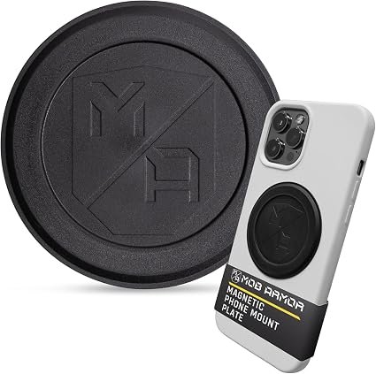 Mob Armor Flex Magnetic Accessory Plate MAGFLEX – Universal Metal Device Plate for Magnetic Mount Systems