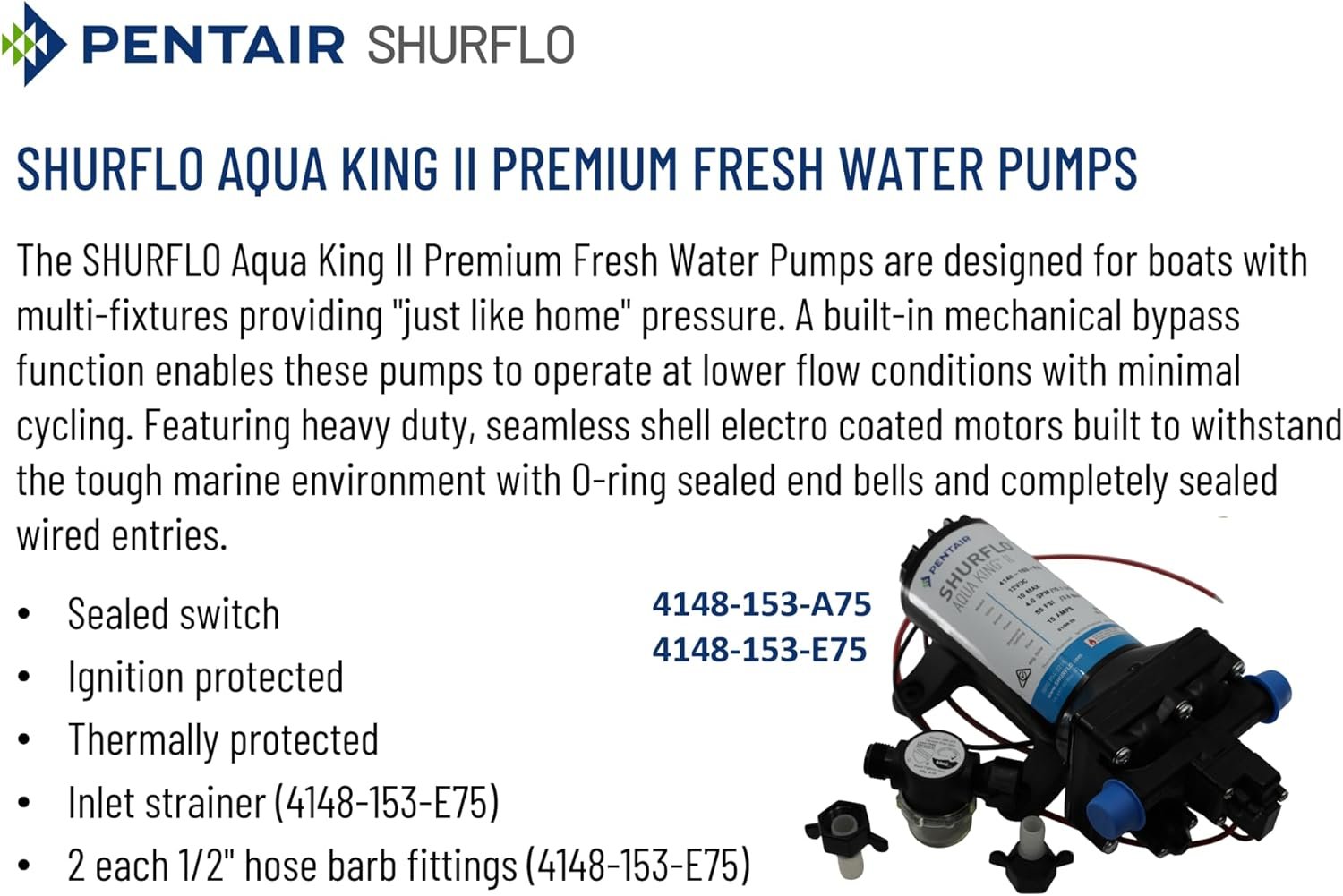 SHURFLO 4158 Series 12V DC Pump – 4.0 GPM Open Flow, 55 PSI Demand Sprayer Pump for Agricultural Applications - Image 2