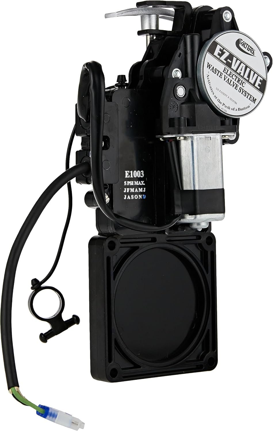 Valterra E1003VP BladeX Electric Waste Valve – 3 Inch RV Sewer Valve – Motorized Tank Drain Control System - Image 2
