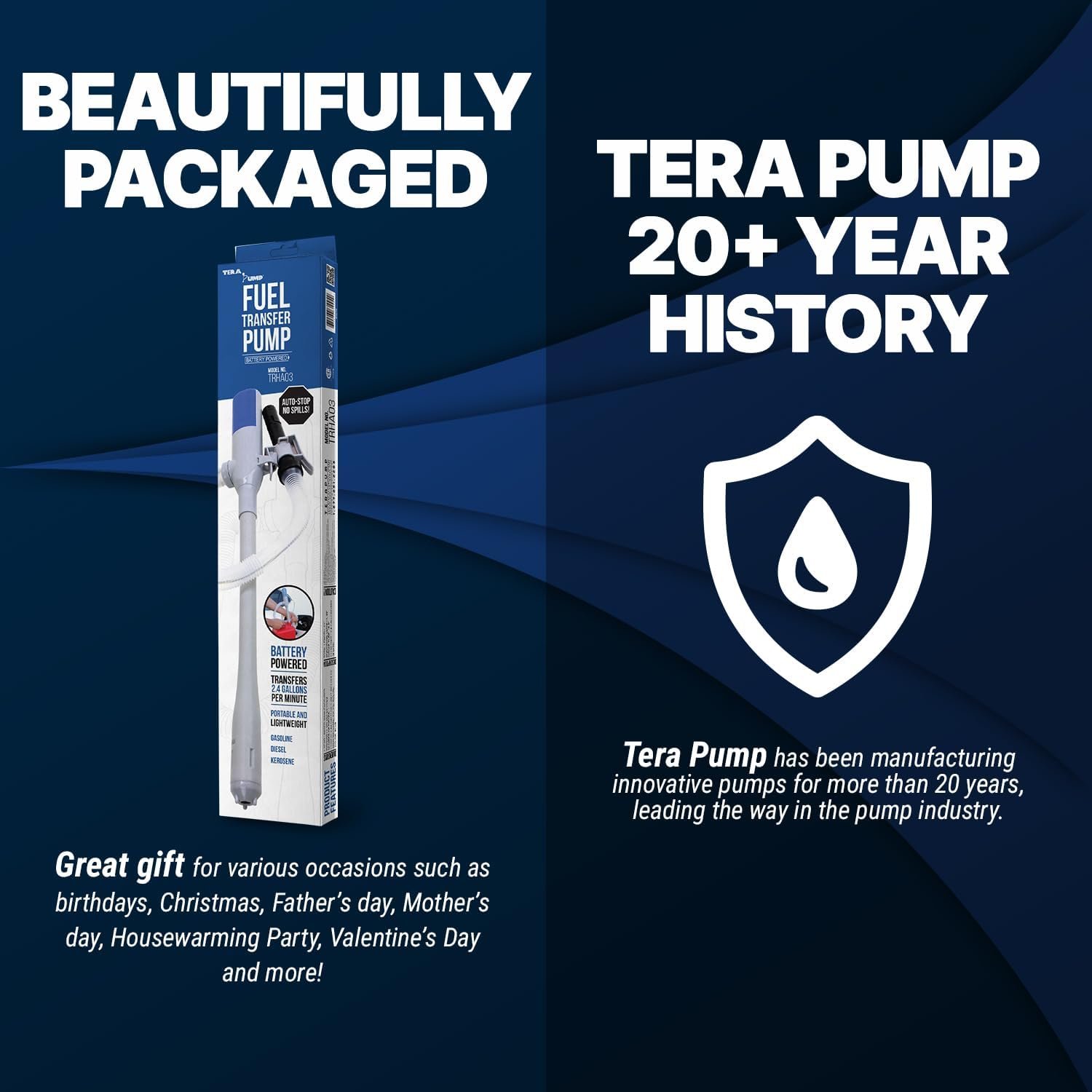 Tera Pump 20039 TRHA01 Battery Transfer Pump – Compact AA-Powered Liquid Transfer Pump for Fuel, Water and Utility Fluids - Image 5