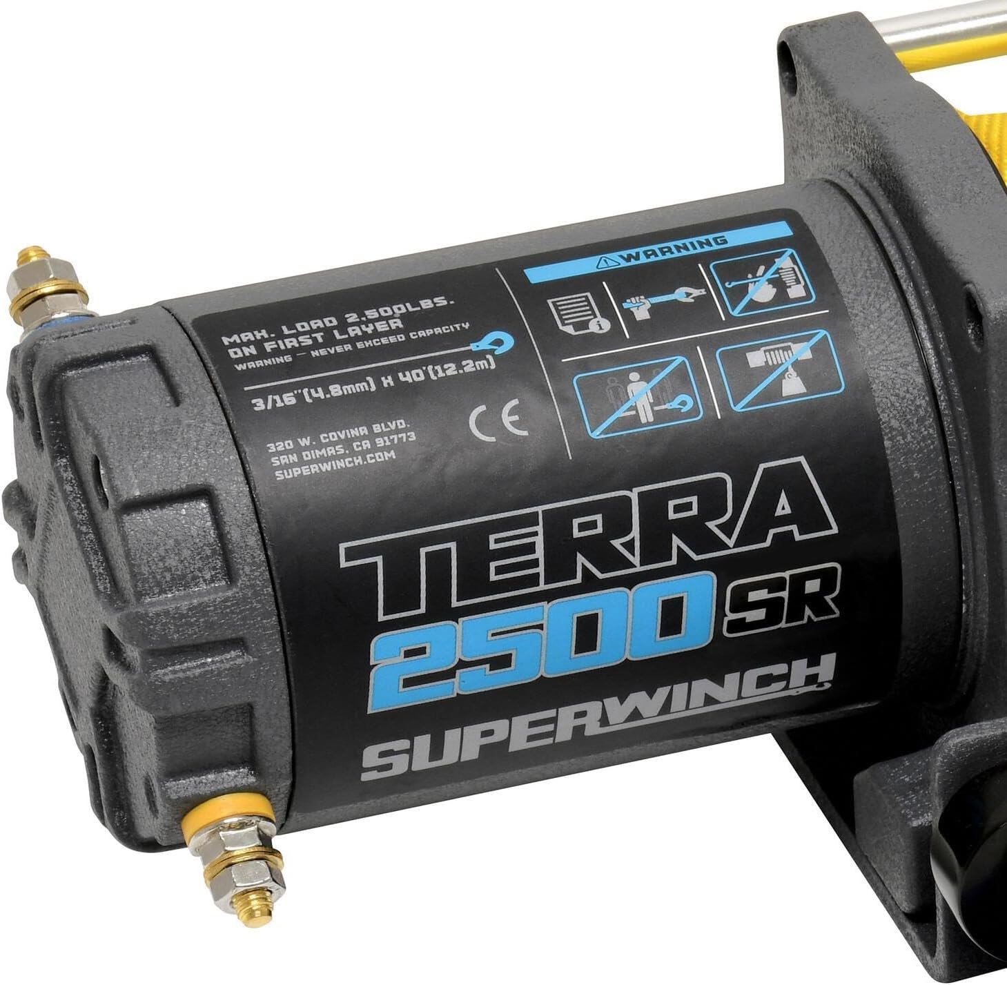 Superwinch 1125270 ATV Winch – 2500 lb 12V Electric Winch with 3/16 Inch x 40 ft Cable - Image 6