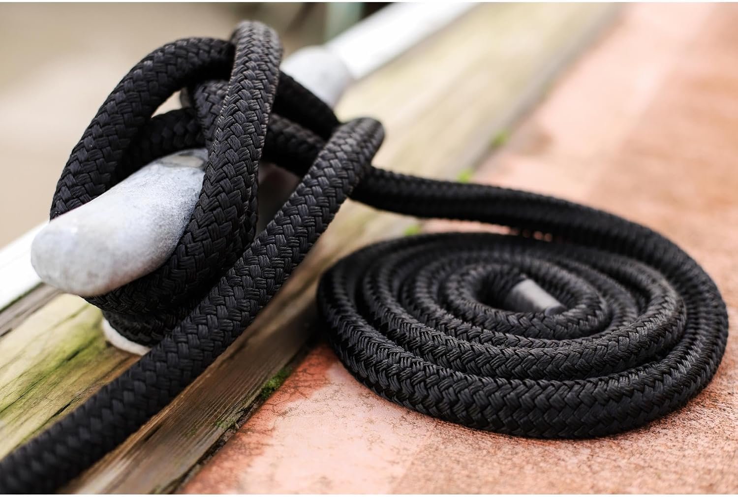 CMP Group CDL3440BK Double-Braid Composite Dock Line – 3/4-In x 40-Ft Length, Black Marine Mooring Rope - Image 4