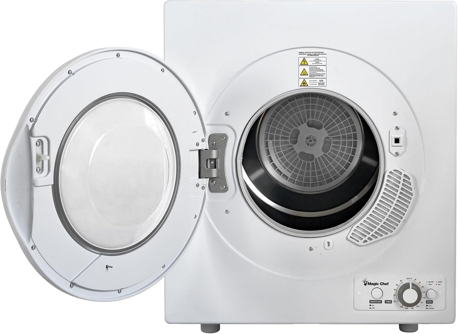 Magic Chef MCSDRY1S Compact Electric Dryer – 2.6 Cu Ft Capacity – 120V Operation – Portable Laundry Solution - Image 7