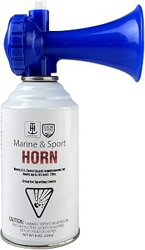 T-H Marine ESA35299DP 8oz Air Horn – Marine Safety Signaling Device – Compact Emergency Sound Horn