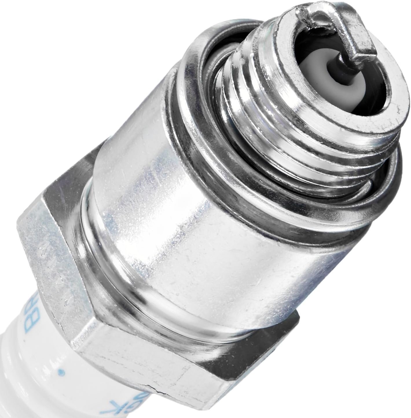 NGK 3841 BR2LM Solid Terminal Spark Plug – Small Engine Plug with Resistor Design and Copper Core Electrode - Image 2