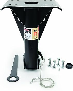 Camco 48490 Gooseneck Adapter – 17in Fifth-Wheel Trailer to Gooseneck Hitch Conversion Adapter