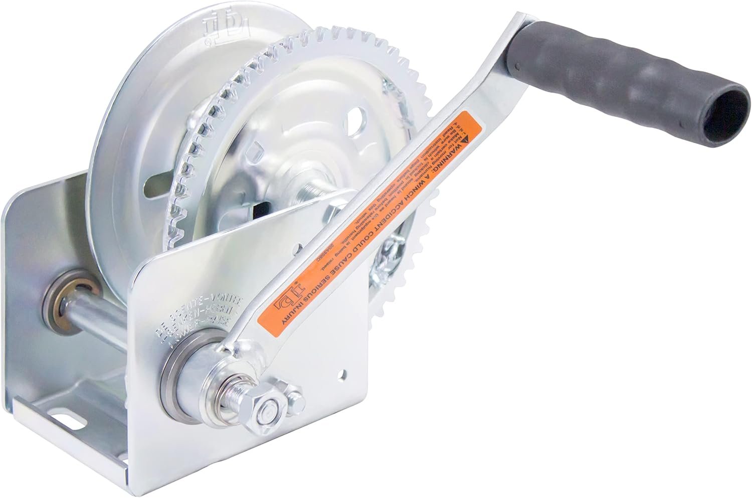 Dutton-Lainson DLB1200A Brake Winch – 1200 lb Capacity with Automatic Friction Brake and Zinc-Plated TUFFPLATE Finish - Image 2