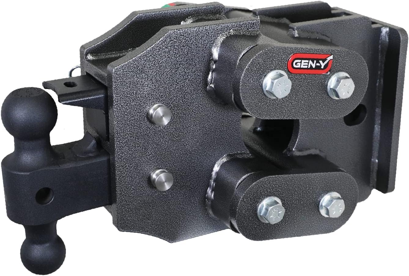 Gen-Y Hitch GH10083 Victory Lane Torsion-Flex Channel Mount – Adjustable Steel Trailer Coupler Mount with Shock Absorption