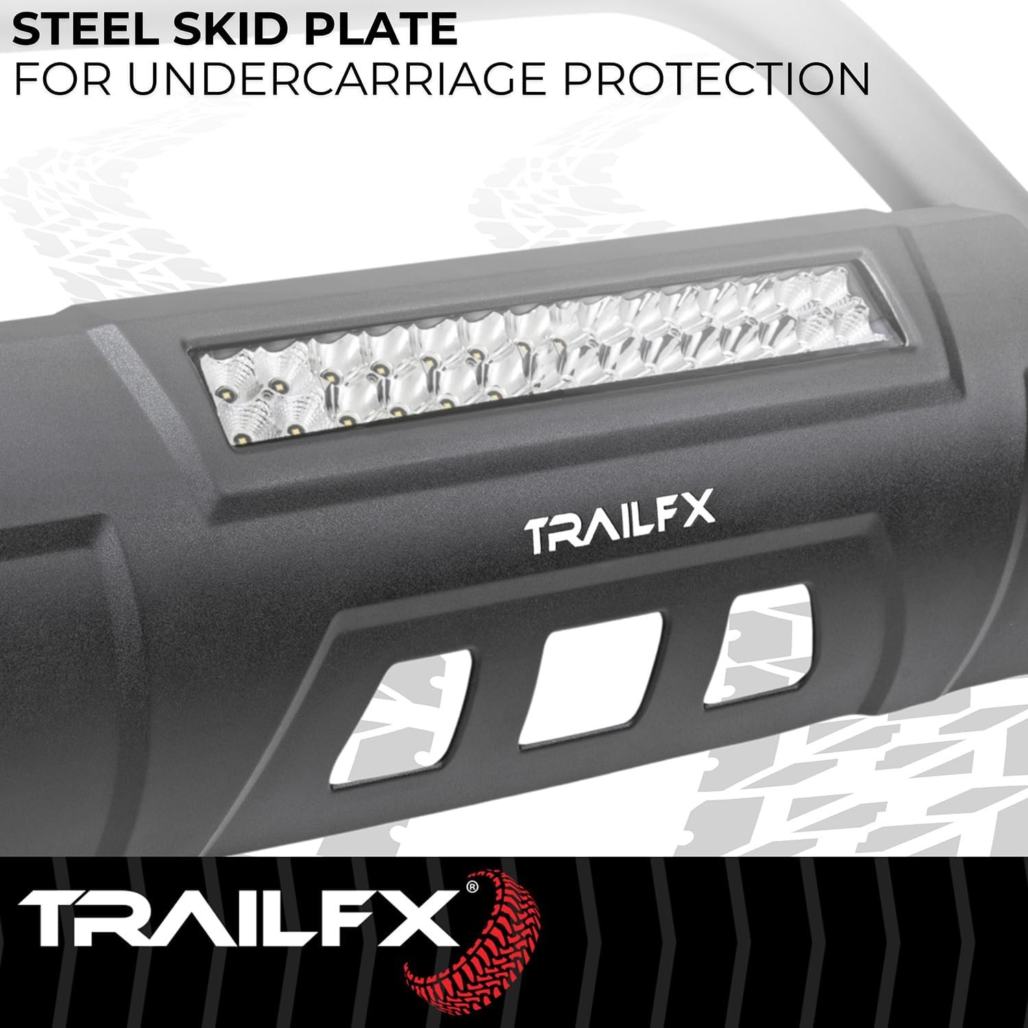 TrailFX B1614TKIT 3.5in Oval Bull Bar with 20in LED Light Bar – Black Powder-Coated Steel – Fits 2022-2025 Toyota Tundra - Image 6