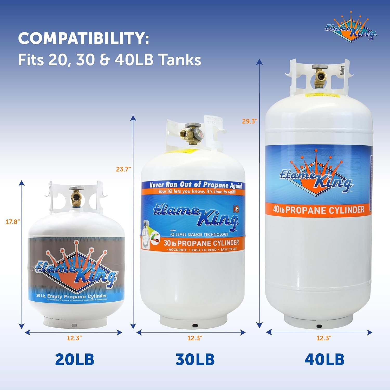 Flame King YSNPBS Propane Tank Stabilizer – Portable Base Support for 20 lb LP Cylinders with Anti-Tip Design - Image 3