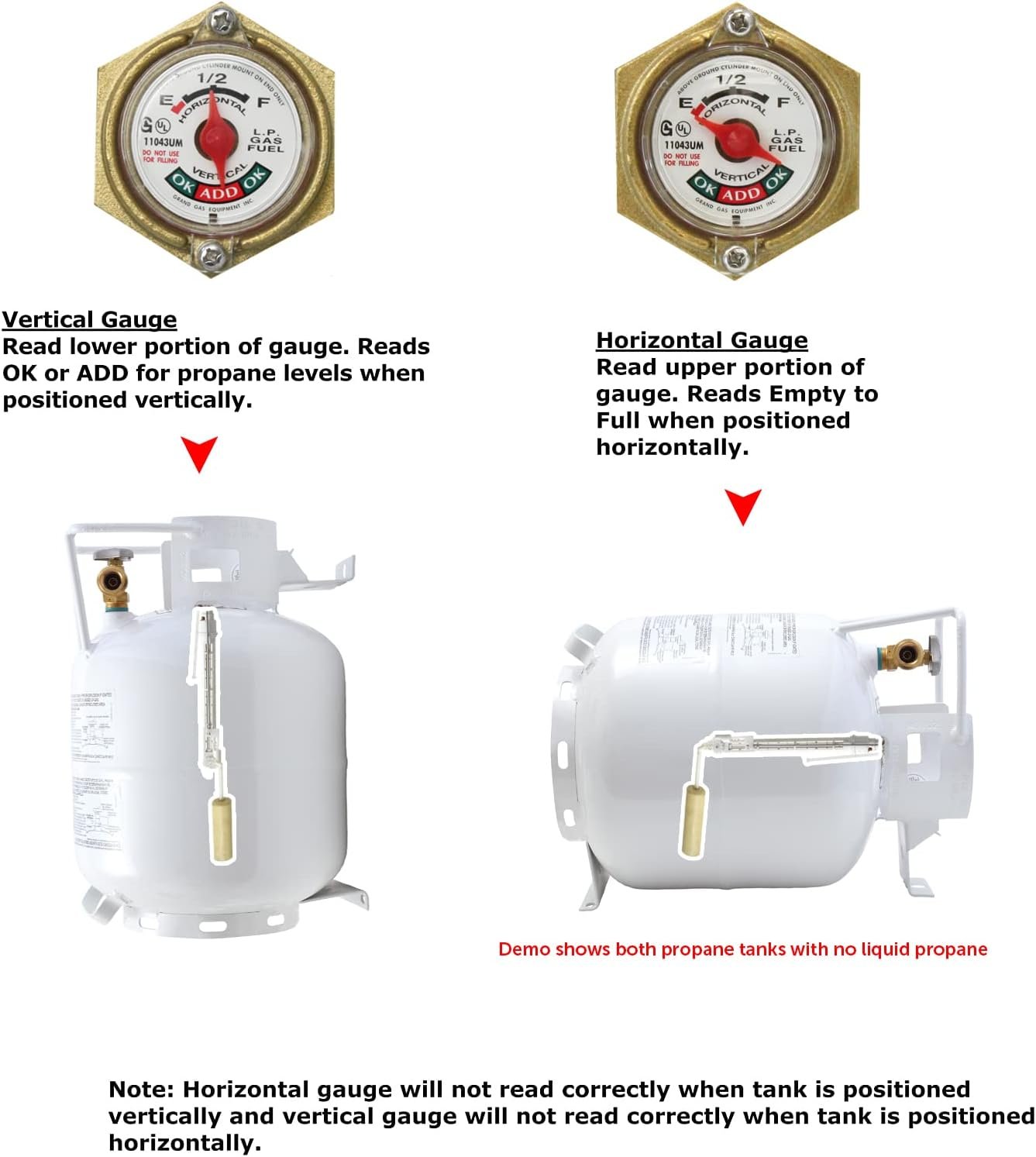 Flame King YSN201HZL 20 lb Horizontal Propane Tank – DOT Approved Steel LP Cylinder with OPD Valve - Image 4