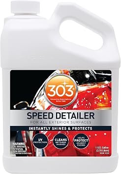 303 Products 30229 Speed Detailer – 128 oz Spray Detailer with Streak-Free Finish for Automotive Paint and Chrome