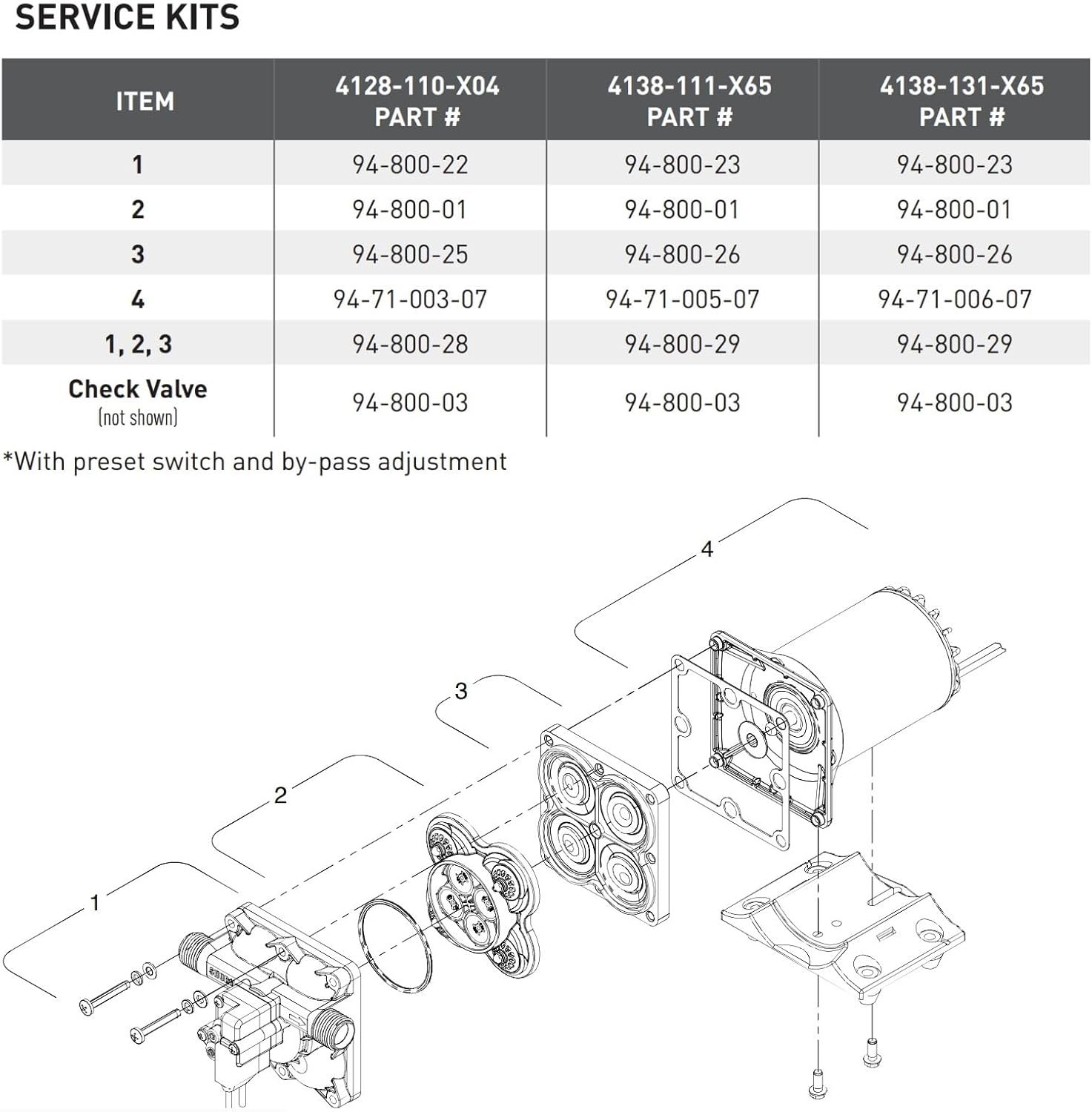 SHURFLO 4148 Series Water Pump – 12V DC, 3.0 GPM, 55 PSI Demand Pump with Installation Fittings Included - Image 5