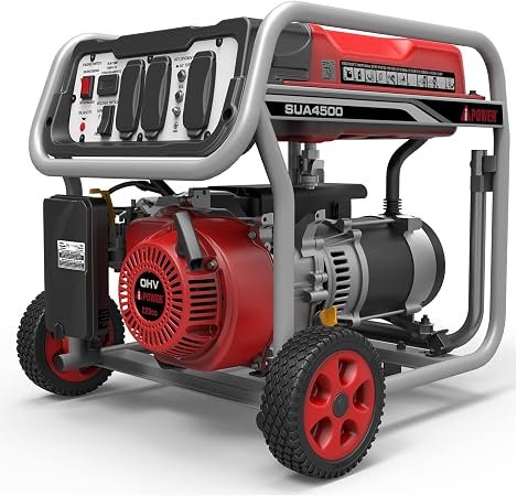 Sportsman SUA4500 Portable Gasoline Generator – 4500 Starting Watts and 3500 Running Watts with Recoil Start