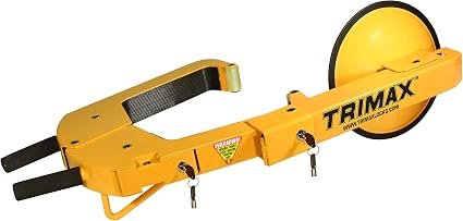 Trimax TWL400 Wheel Lock Tire Boot – Heavy-Duty Vehicle Immobilizer for Cars, Trailers and RVs