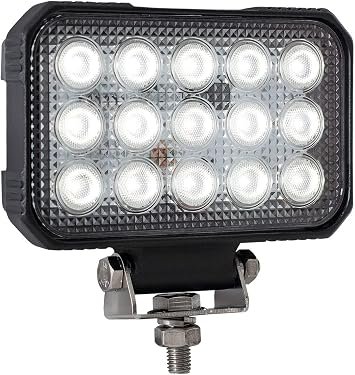 Buyers Products 1492190 LED Flood Light – 15 LEDs, 12-24V DC, Clear Lens Work Light for Fleet Vehicles