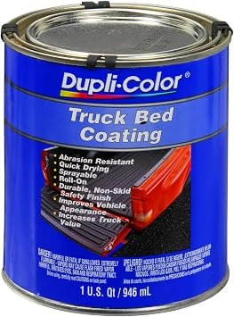 VHT TRQ254 Truck Bed Coating Quart – Black Protective Bed Liner Coating for Trucks, Trailers, and Utility Equipment