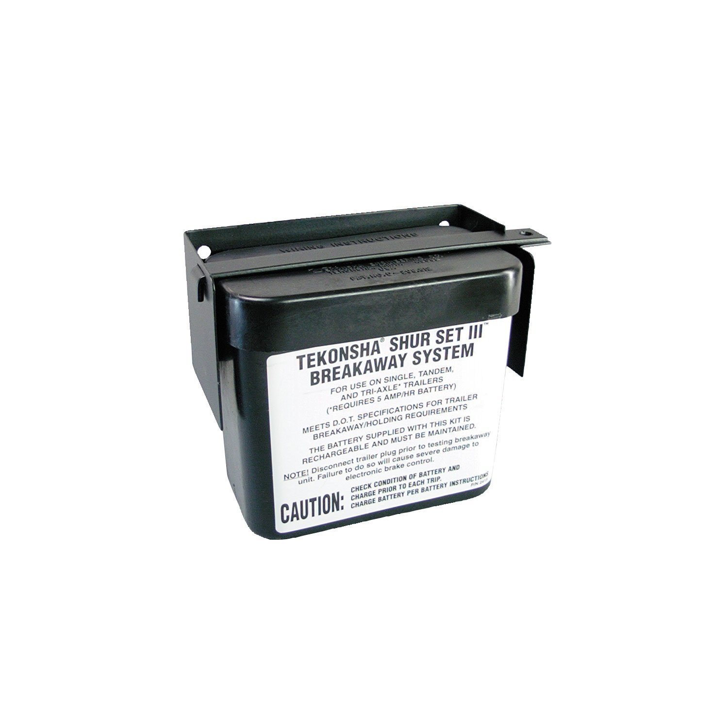 Tekonsha 20010 Shur-Set III Breakaway System – Trailer Emergency Brake Kit with Battery and Switch - Image 2
