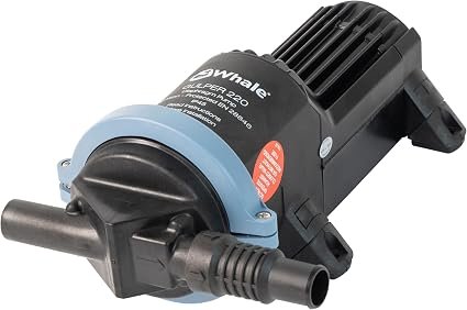 Whale BP1554 Gulper 220 Waste Pump – 24V Self-Priming Diaphragm Pump for Marine Grey Water Systems