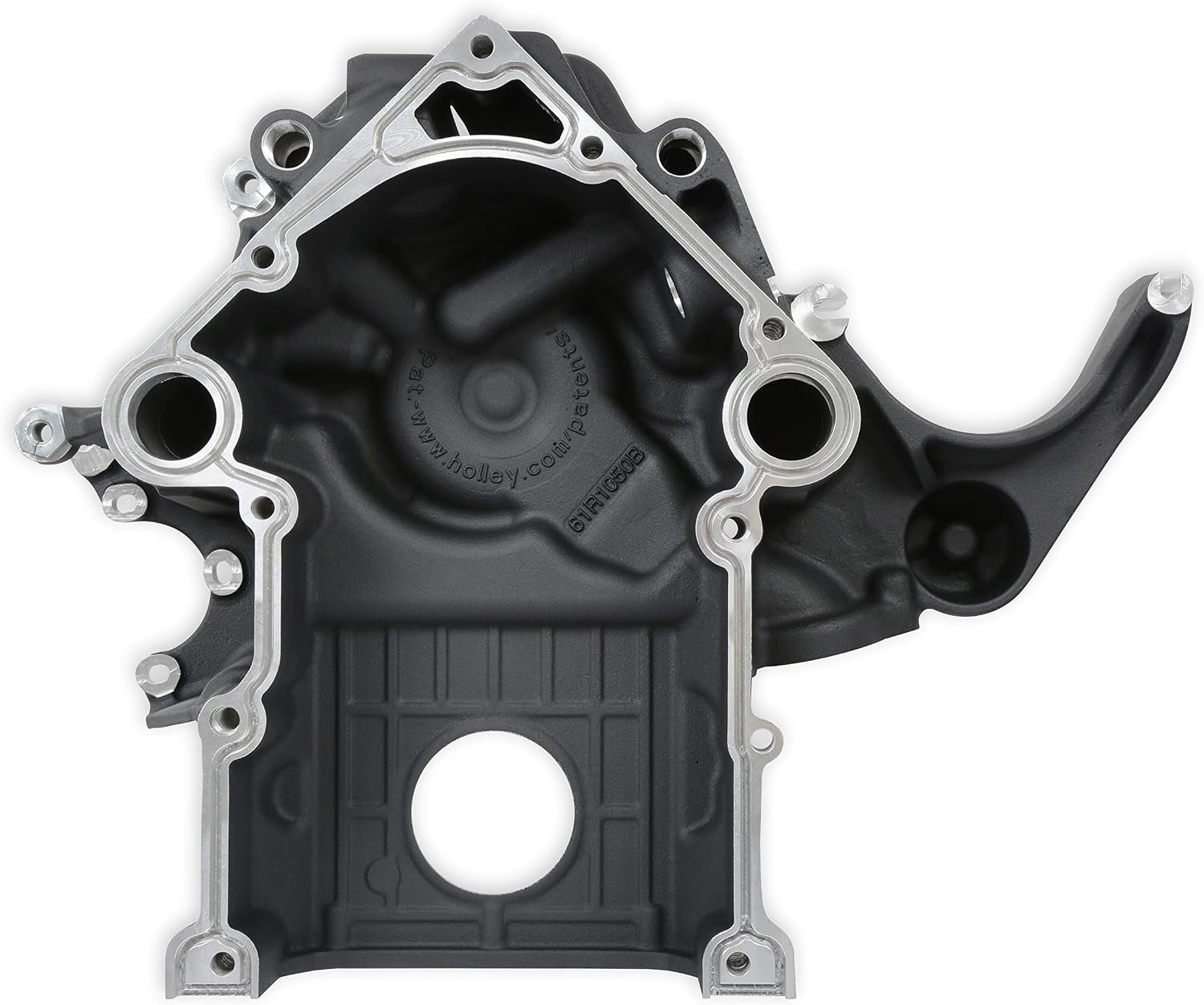 Holley 202-91BK Mid-Mount Accessory Drive System – Black Finish – Gen III HEMI VVT Engine Accessory Kit - Image 6