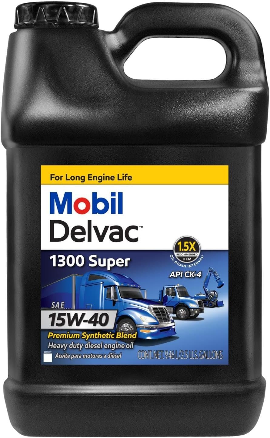 Mobil Delvac 1300 Super 15W-40 Heavy Duty Diesel Engine Oil – Advanced Protection Formula – API CK-4 Performance - Image 2