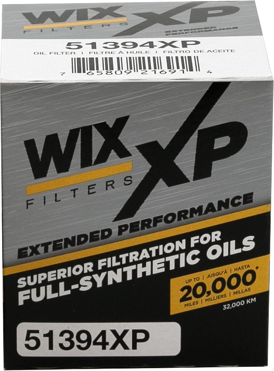 WIX 51394XP XP Oil Filter – Premium Synthetic Media Oil Filter with Extended Drain Interval Performance and Spin-On Design - Image 3