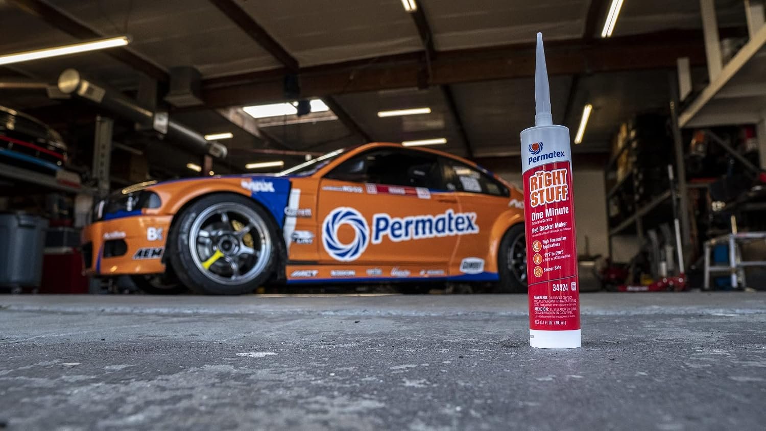 Permatex 34424 The Right Stuff Red Gasket Maker – 10.1 oz High-Temperature RTV Sealant Cartridge for Engine Repairs - Image 5