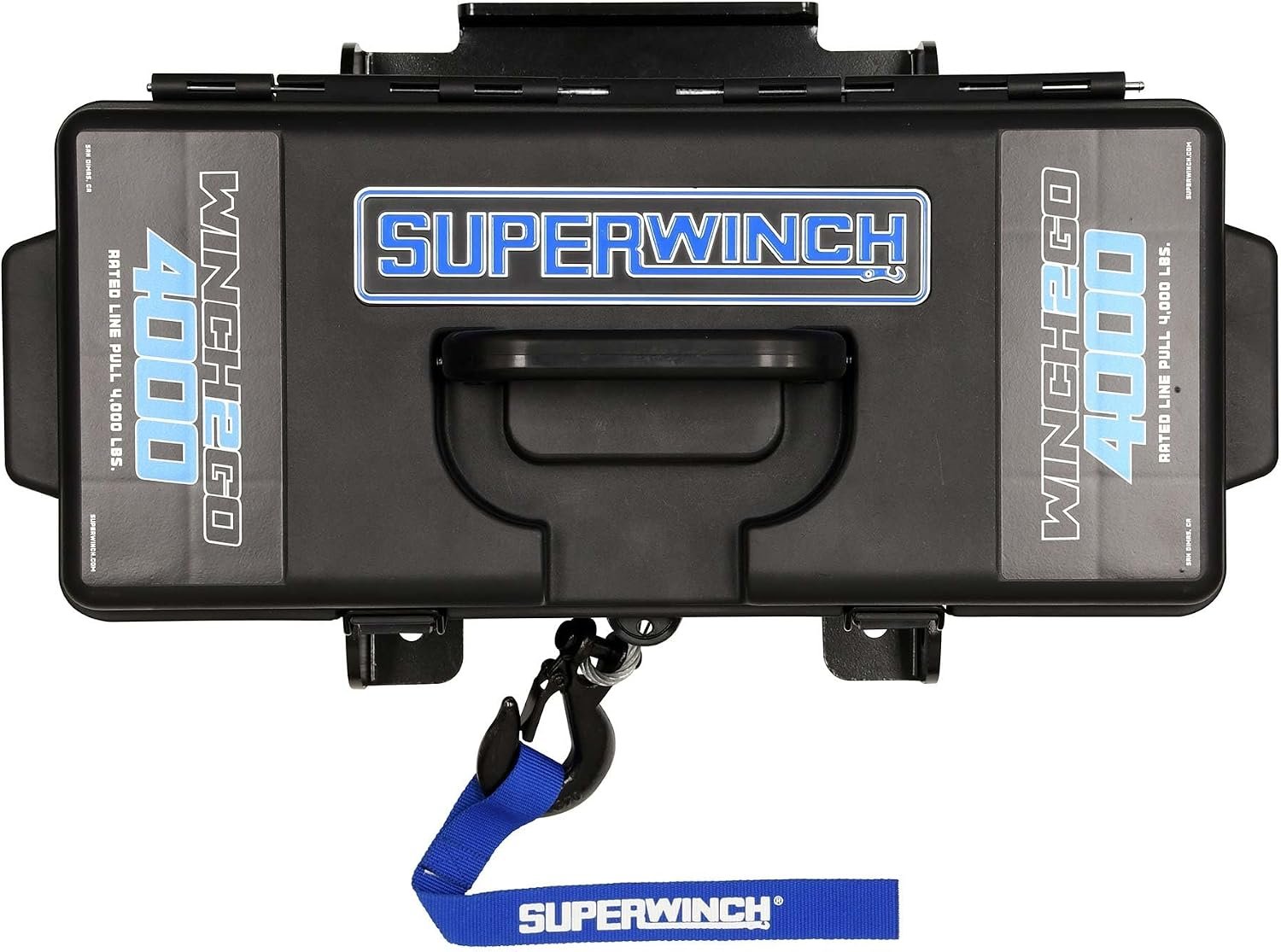 Superwinch 1140222 Winch2Go Portable Electric Winch Kit – 4,000 lb Pull Capacity, 12V Motor, 40 ft Steel Wire Rope - Image 4