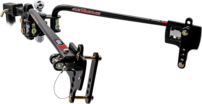 Camco ReCurve R3 48752 Weight Distribution Hitch Kit – 1000lb Tongue Weight Trailer Sway Control System